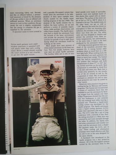 Astronaut Space Suit Safety Testing Design Orig 1981 Natural History Article 8pg - Picture 7 of 7