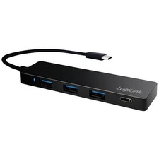 Image of LogiLink UA0311 USB-C 3.2 Gen 2 multiport hub 4 ports black