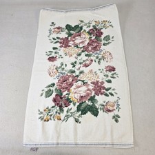 Vintage Waverly Floral Kitchen Hand Towel Made in USA Cottage Core Granny Core