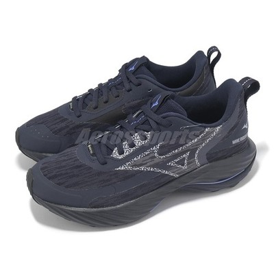 Mizuno Wave Rider GTX 3 Super Wide Gore-Tex Navy Black Women
