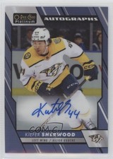 2023-24 O-Pee-Chee Platinum Blue Rainbow Auto Kiefer Sherwood #BA-KS Auto 1ru4