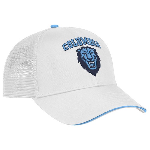 Men's Colosseum White Columbia University Wyatt Adjustable Hat - Bild 3 von 4