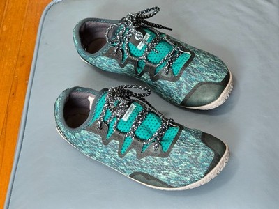 Women's Merrell  Vapor Glove 5 Barefoot Teal Green  Running Shoes Size 8 US
