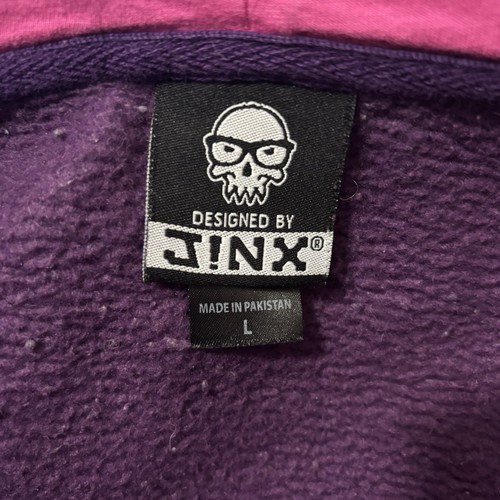 JINX Overwatch Sombra Ultimate Hoodie Men's Large Purple Full Zip Jacket Gamer - Picture 8 of 9