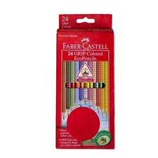 NEW Faber-Castell 24 triangular Colored Eco Pencils Premium Quality