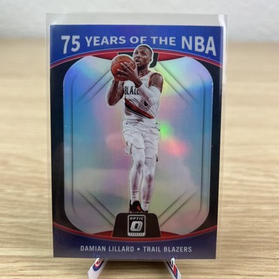 2021-22 Panini Prizm - Optic 75 Years of the Nba Damian Lillard #27