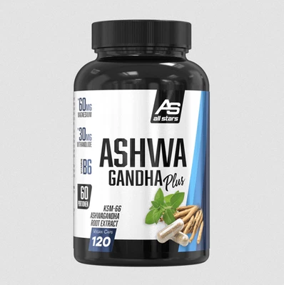 ALL STARS ASHWAGANDHA - 120 Kapseln (345,83€/Kg) - Bild 1 von 2