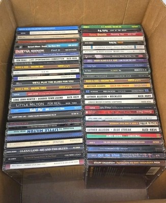 Huge Blues Soul CD Lot of 54 BB King Albert King Hendrix James Brown Stax Box