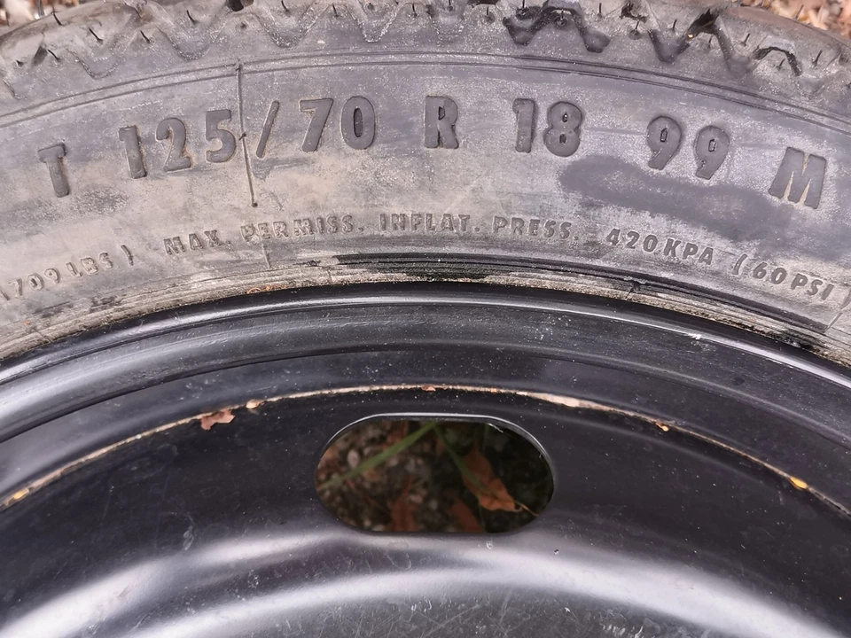 Galette de Roue De Secours VW AUDI A3 S3 GOLF 6 7 R:1K0601027B 31/2J ×18 ET25.5 - Photo 3/4