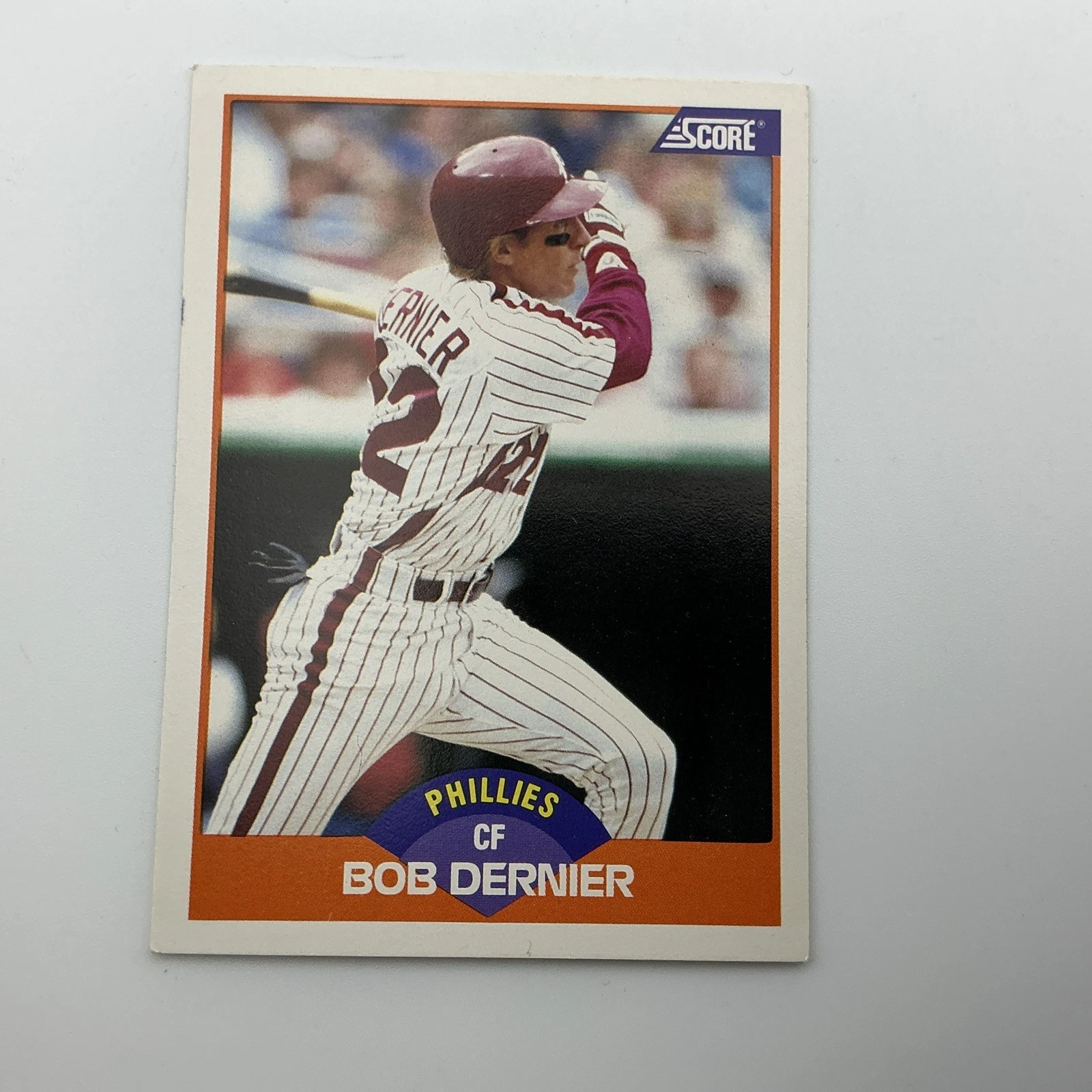 1989 Score - #357 Bob Dernier