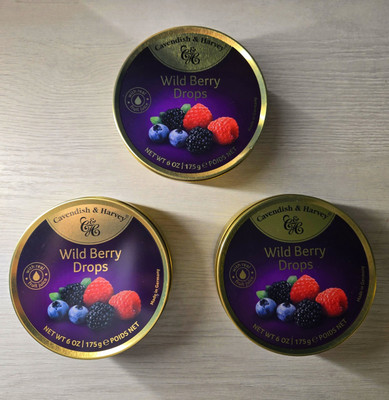 *NEW* 3 Cavendish & Harvey Wild Berry Drops 6 Oz | 175 G 