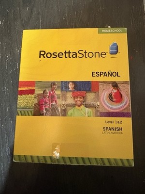 Rosetta Stone Spanish Latin America Level 1 And 2 Espanol MAC + Windows Open Box