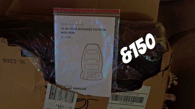 Snailax 10 Motors Massage Vibration Seat Cushion with Heat Model SL-126B-APP