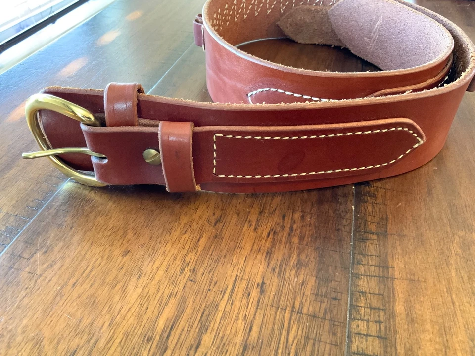 Cinturón triple K cartucho AMMO 740-M calibre .45 25 bucles longitud total 44 pulgadas Foto 2 de 4