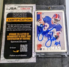 Thurman Thomas Cards, Rookie Cards and Autographed Memorabilia Guide 48
