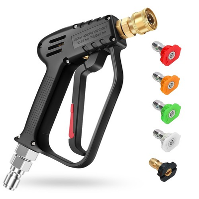 #ad Short Pressure Washer Gun with Swivel High Pressure Water Handle Anti Tangl... $46.01