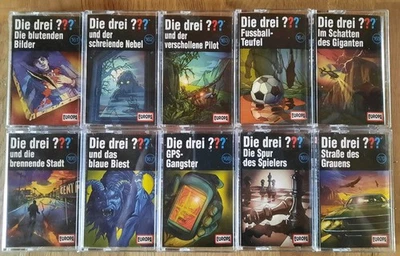 Die Drei Fragezeichen ??? 161-170 Kassetten MC Hörspiel Sammlung Europa - Bild 1 von 3