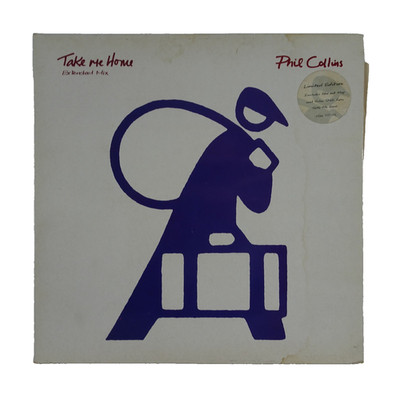 PHIL COLLINS-TAKE ME HOME EXT MIX 12'' Vinyl Single Ltd Ed Map GF 1985 UK VG+/VG