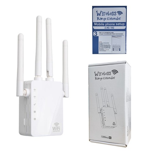 1200Mbit/s WLAN Repeater Router Range WiFi Wireless Signal Verstärker Booster DE - Bild 31 von 50