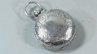 VICTORIAN SILVER SOVEREIGN CASE 1890 STERLING ANTIQUE 16G