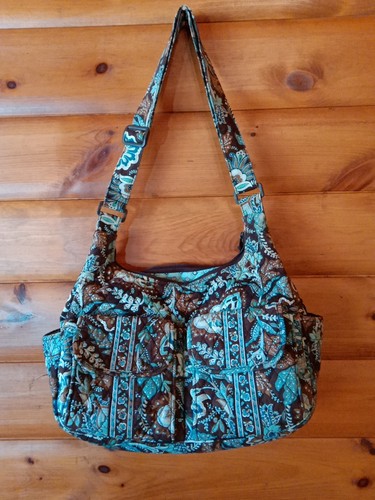 Vera Bradley Kensington Crossbody Shoulder Bag Hobo Purse Venetian Paisley