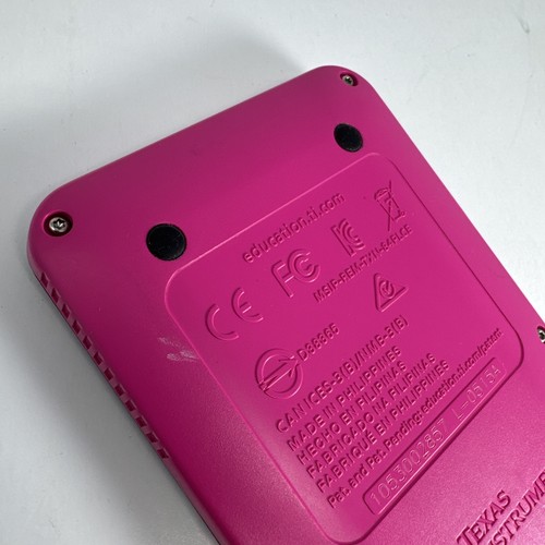 Pink Texas Instruments TI-84 Plus CE Color Graphing Calculator W/Cable No Cover - Picture 9 of 9