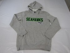New Seattle Seahawks YOUTH Size L 14/16 Heathered Gray Hoodie
