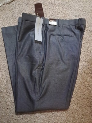 Perry Ellis NWT City Fit Pacific Chalet Black Dress Slacks Pants Men's 40 x 32