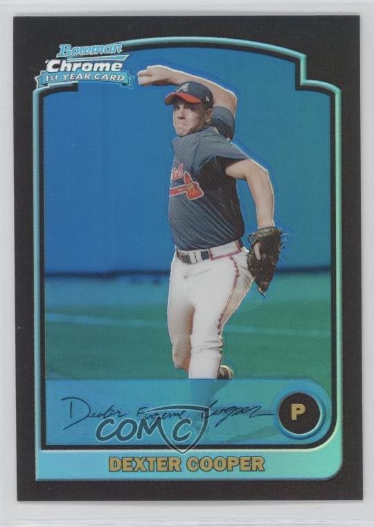 2003 Bowman Chrome Blue Refractor Dexter Cooper #200 Rookie RC 0q3