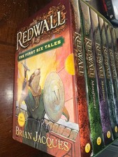Redwall by Brian Jacques The First Six Tales Like New (Crisp Box Set!)