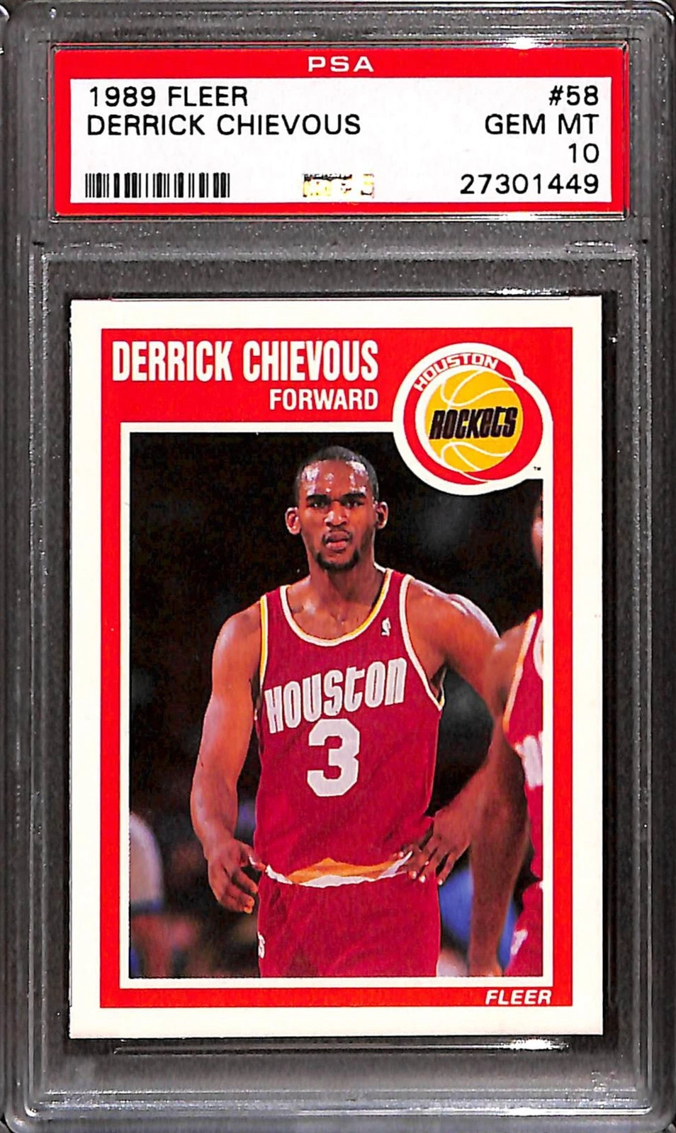 Derrick Chievous trading card
