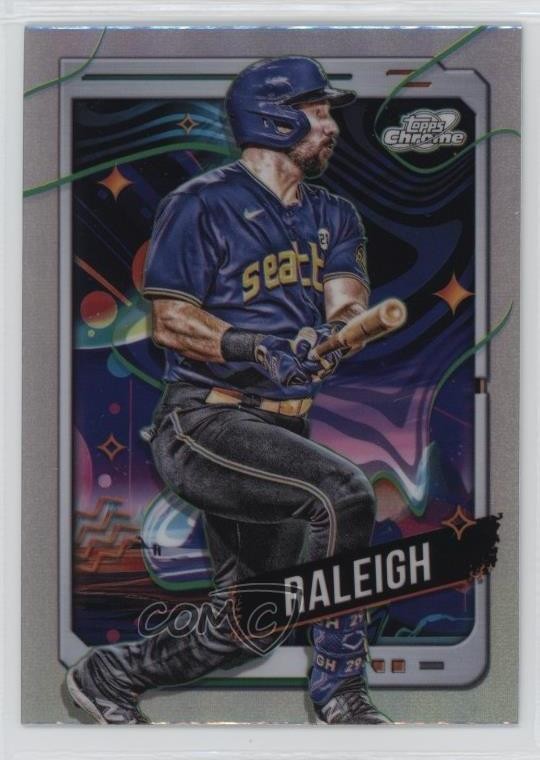 2024 Topps Cosmic Chrome Refractor Cal Raleigh #167 0gn5
