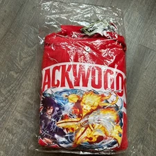 Red Pro Club Backwoods X One Piece Hoodie Mens L Anime  Studio Heavyweight