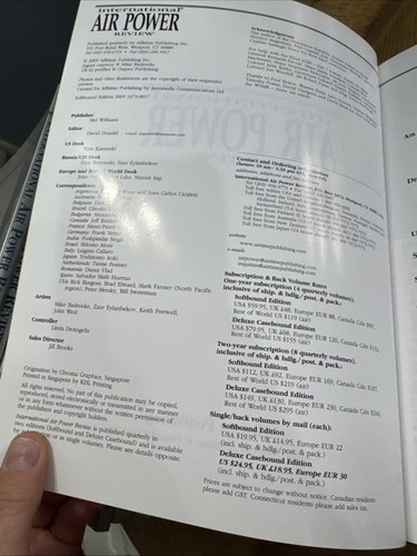 International Air Power Review, Vol. 17 2005 AIRtime Publishing 🔥MINT🔥 - Picture 8 of 8