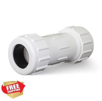 Midline Valve 4 in. PVC Compression Coupling