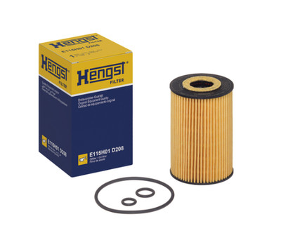 Ölfilter für VW Audi Seat Skoda Gaz - HENGST FILTER E115H01 D208