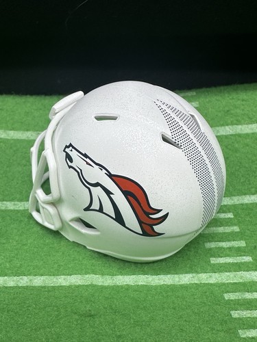 DENVER BRONCOS 2025 Limited Edition Pocket Pro Alternative White Helmet Riddell - Picture 9 of 14