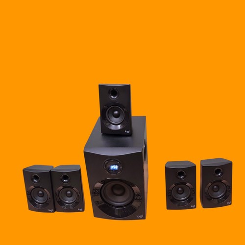 Logitech Z607 5.1 Surround Sound Speaker System with Bluetooth Fully Working - Picture 1 of 19