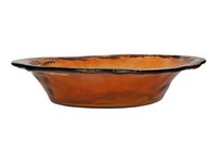 INNA-Glas Dekoschale Franciscus, Aus Glas, Recycelt, Terracotta, 40X49X11Cm
