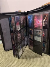 213 Cards In One Binder. Mix Of Yugioh, One Piece, Digimon, Magic, Sports.