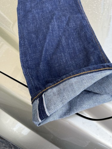 Vintage LEVI’S Big E Jeans Dark Blue Selvedge LVC Era 36 X 34 USA - Picture 9 of 10