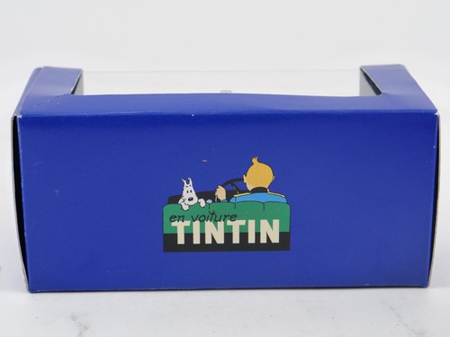 IN Auto Tintin 1/43 La Jeep Rosso Della Copertura Di Al Paesi Oro Nera - Foto 15 di 16