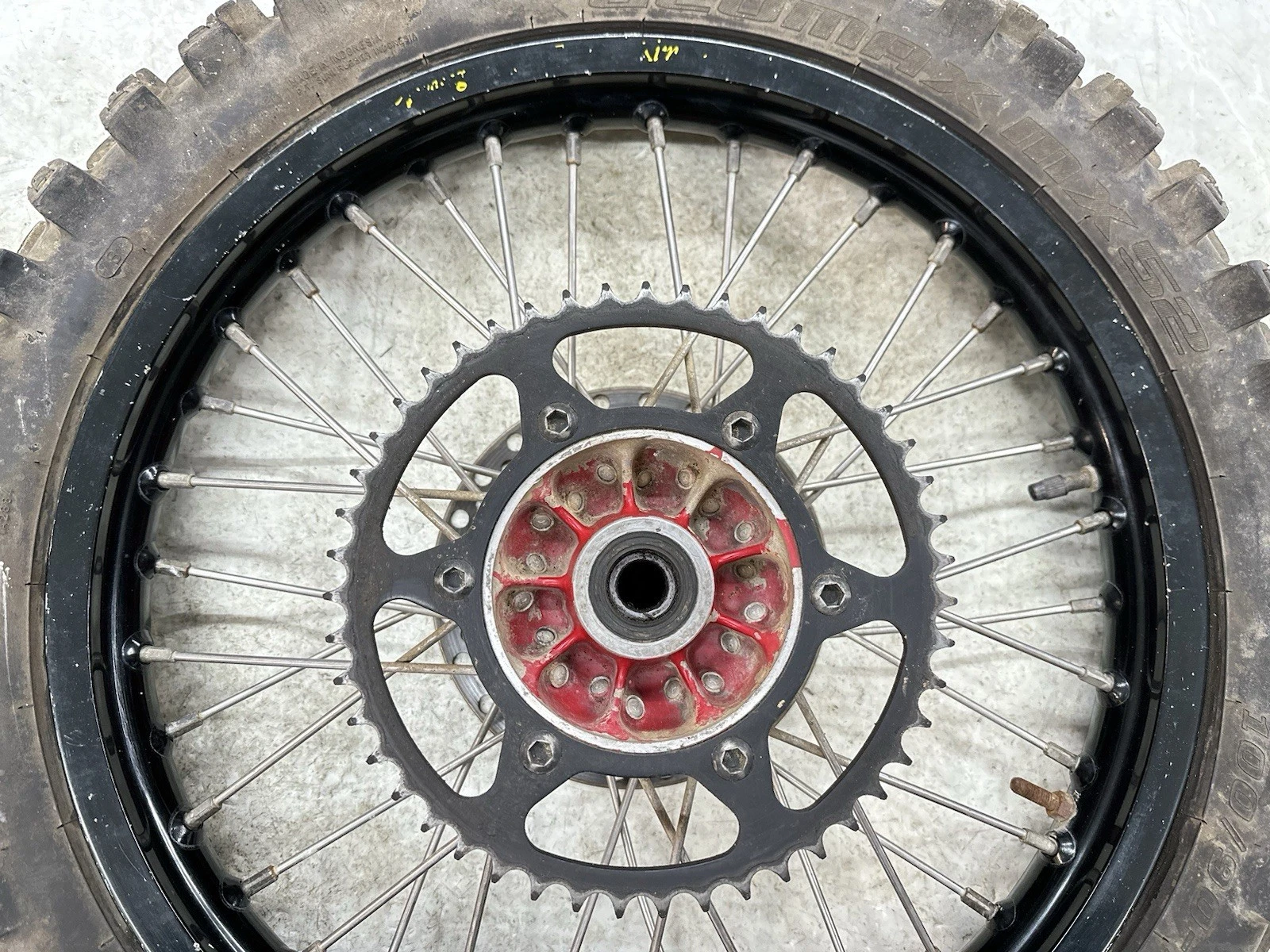 92 93 94 95 SUZUKI RM 125 RM125 BLACK EXCEL FRONT & REAR WHEEL RIM