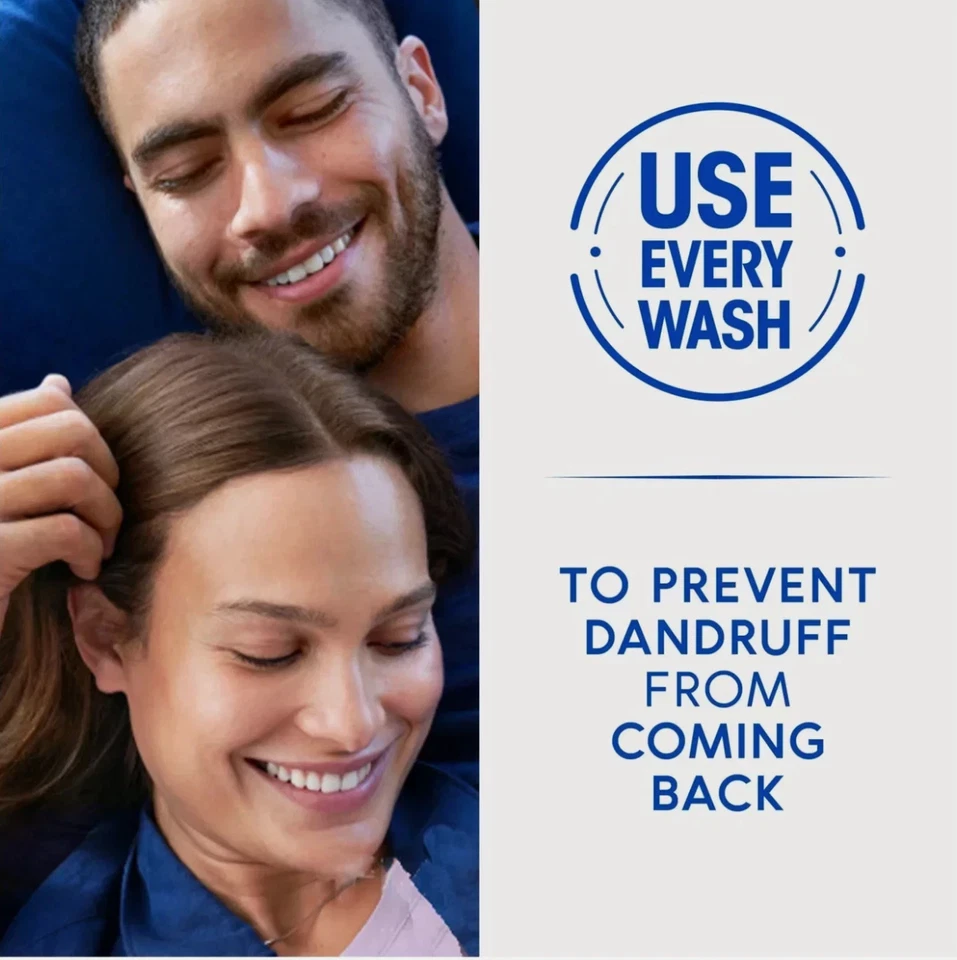 PACK de 6 champú anticaspa cabeza y hombros cuidado del cuero cabelludo con picazón 400 ml eucalipto Foto 3 de 4