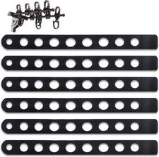 6-Pack Replacement Bike Rack Cradle Straps .49" Ladder-Style Strap Holes Comp