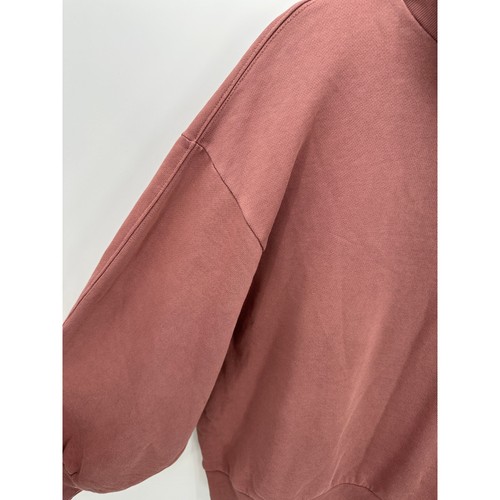 GAP Sweatshirt Damen XS rosa Fig Vintage weich Ballonärmel Rollkragen - Bild 5 von 10