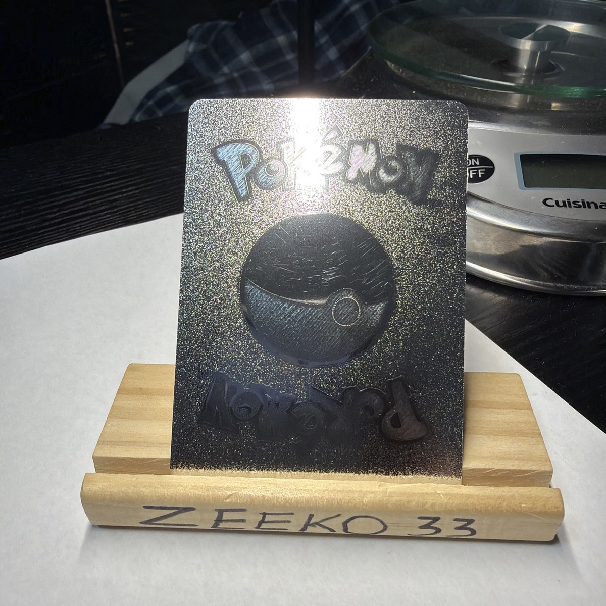 Armored Pikachu GX Silver Foil Fan Art Display Card Hp170