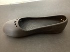 Crocs black/ dark gray womens flats — photo 6