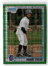 2010 Bowman Chrome Baseball Daniel Fields Detroit Tigers Green X-Fractor