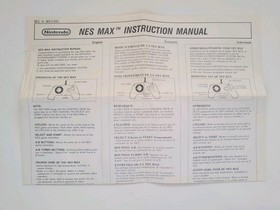 Rare Vintage Nintendo NES Max Controller Boxed Working Complete 1989